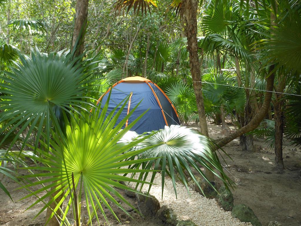 Hotel Turquesa Tulum Jungle Camping Exterior foto