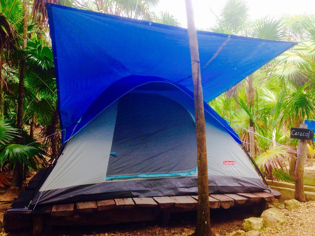 Hotel Turquesa Tulum Jungle Camping Exterior foto